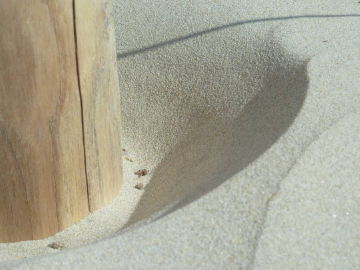 Pieu dans le sable Concarneau
